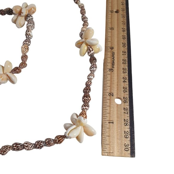 Shell Necklace Womens Jewelry 34" Length Hawaiian Beach Boho Mermaid Island - Picture 3 of 4